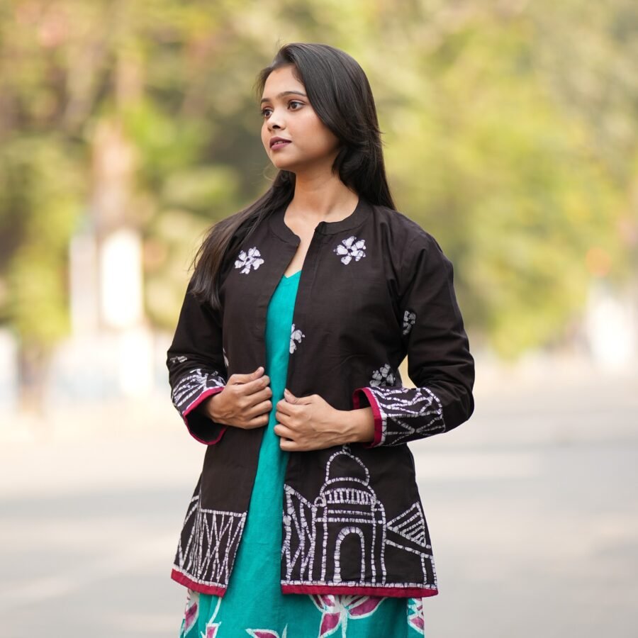 Kolkata Batik Art Pure Cotton Jacket