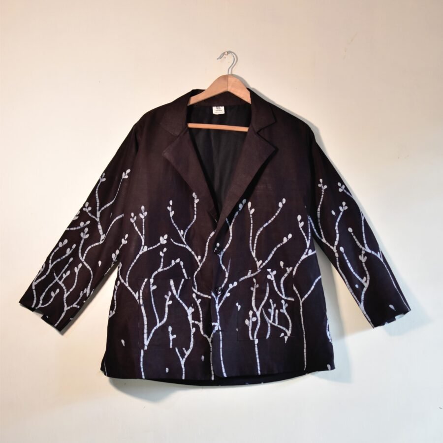 Wildflowers Batik Art Pure Cotton Jacket