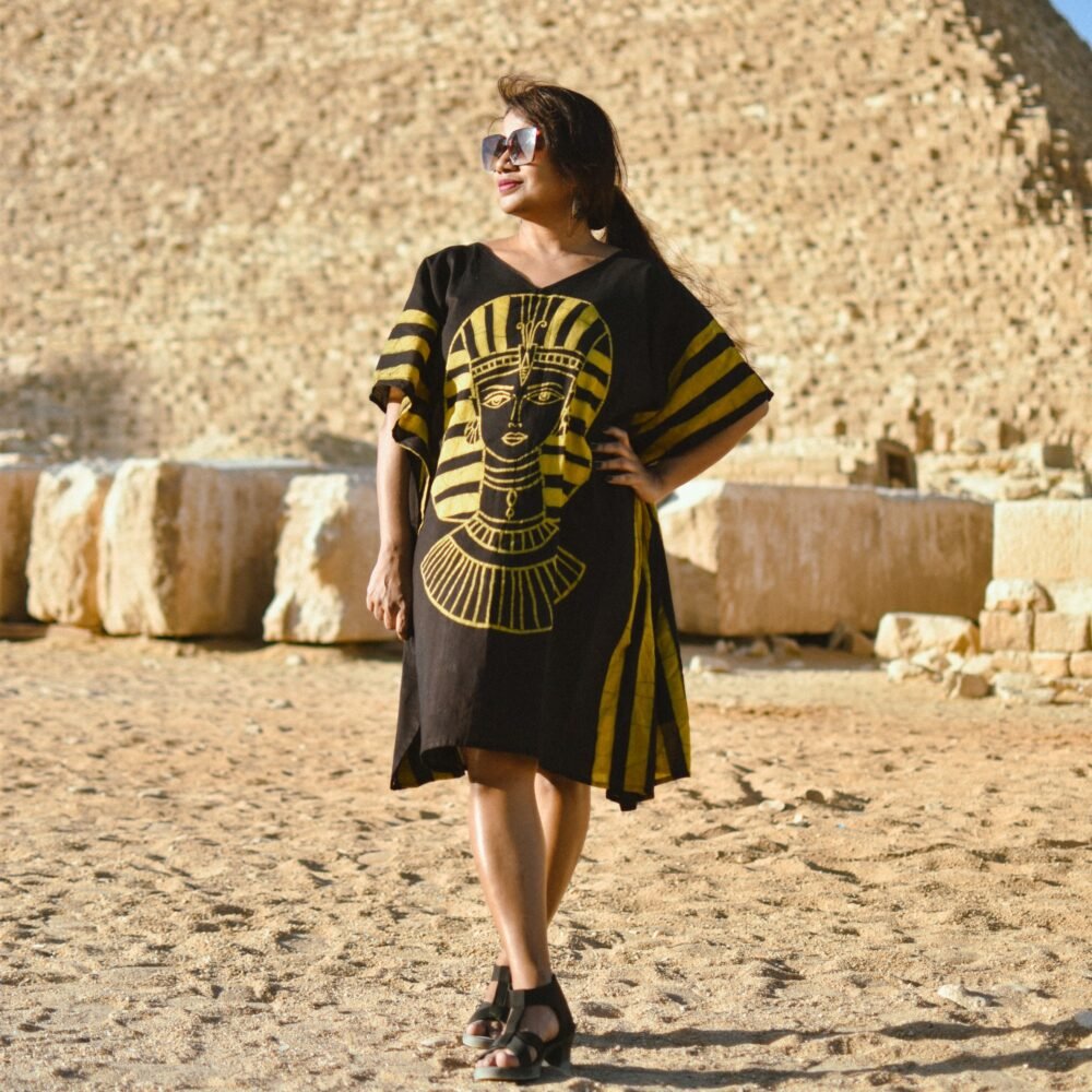 Cleopatra Hand Batik Pure Cotton Kaftan
