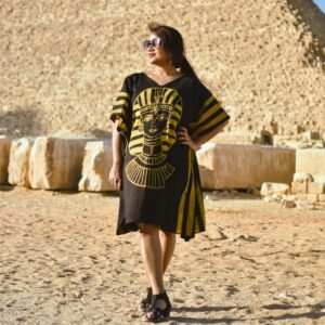 Cleopatra Hand Batik Pure Cotton Kaftan