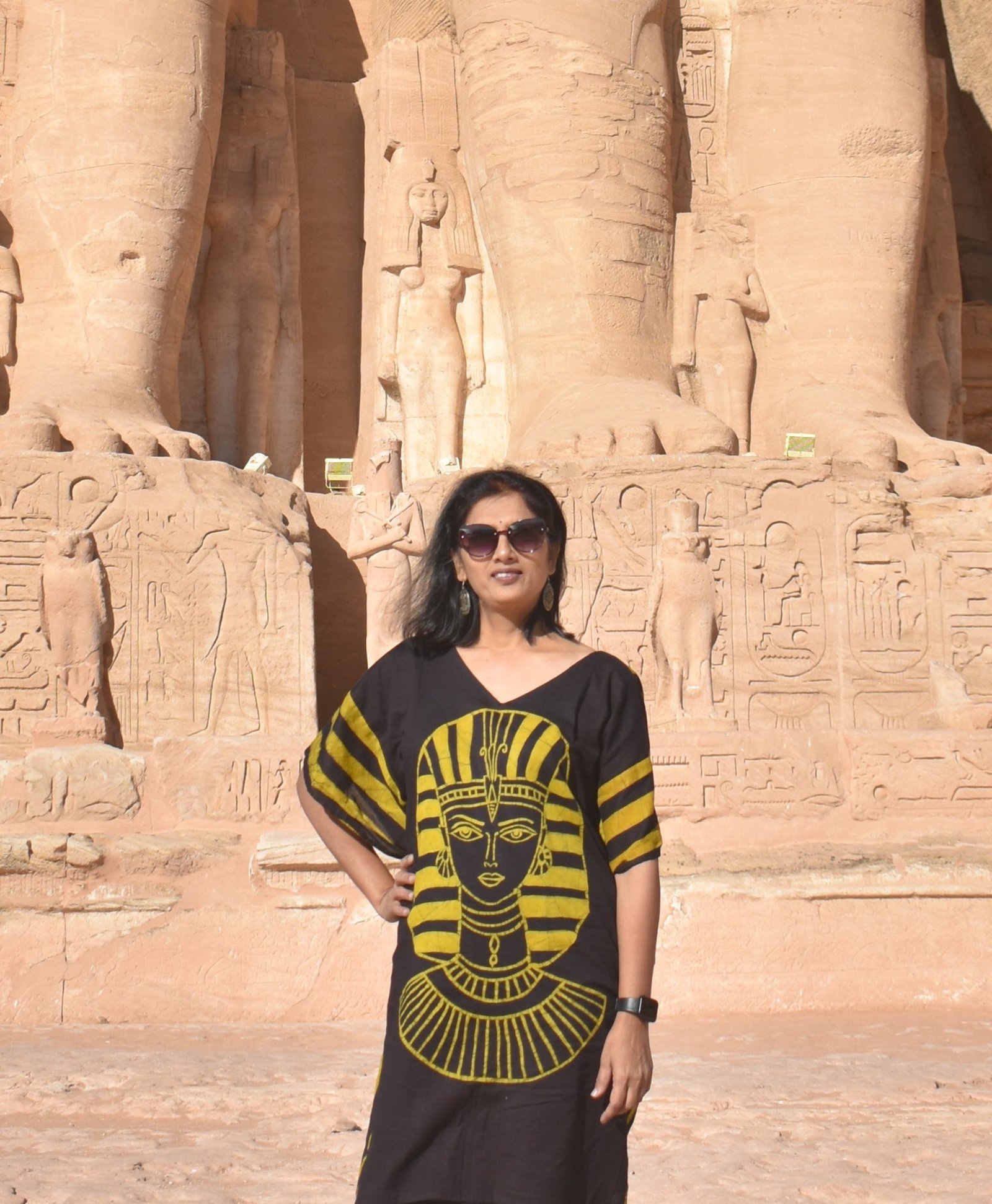 Cleopatra Hand Batik Pure Cotton Kaftan - Image 2