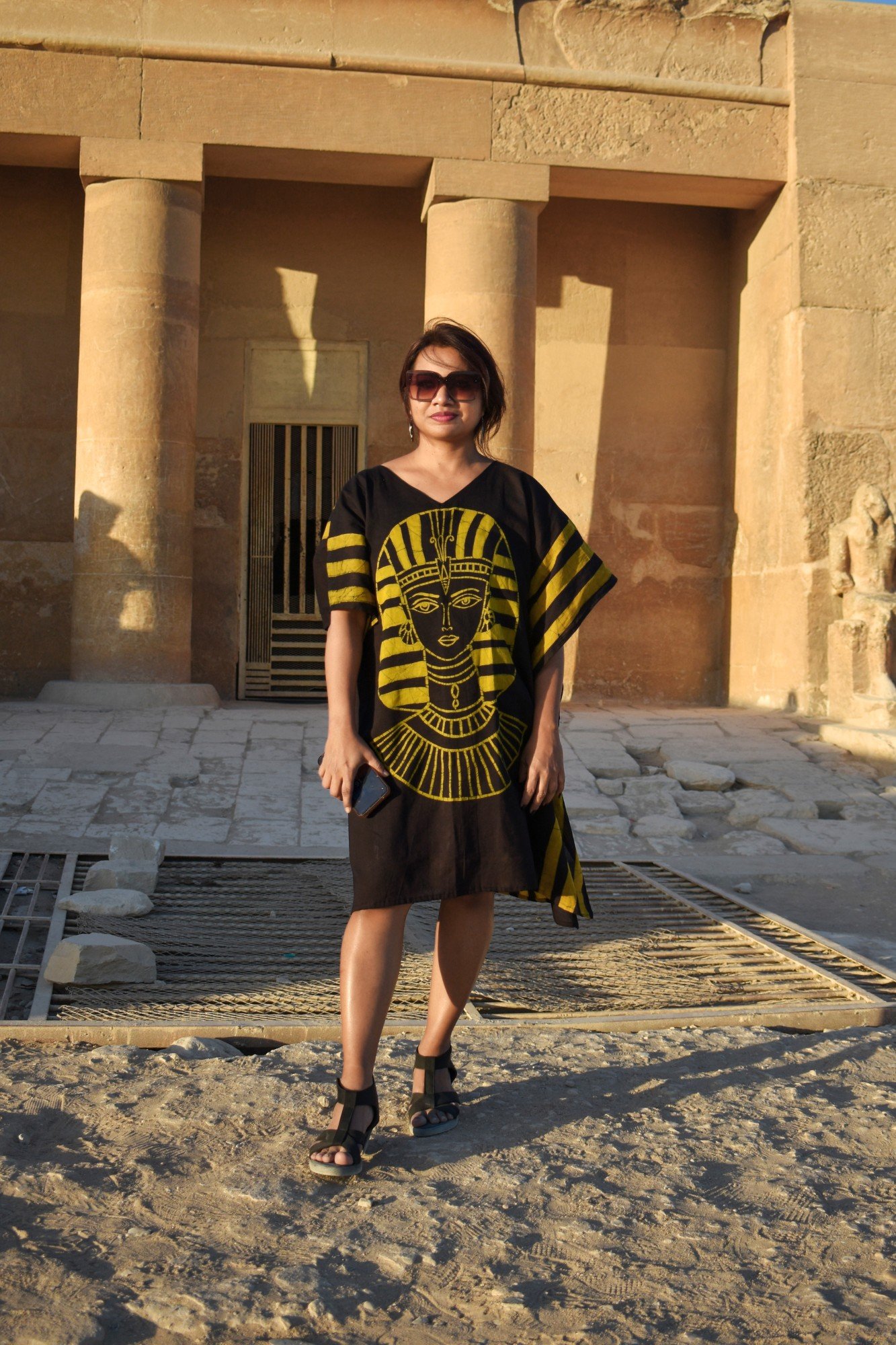 Cleopatra Hand Batik Pure Cotton Kaftan - Image 3