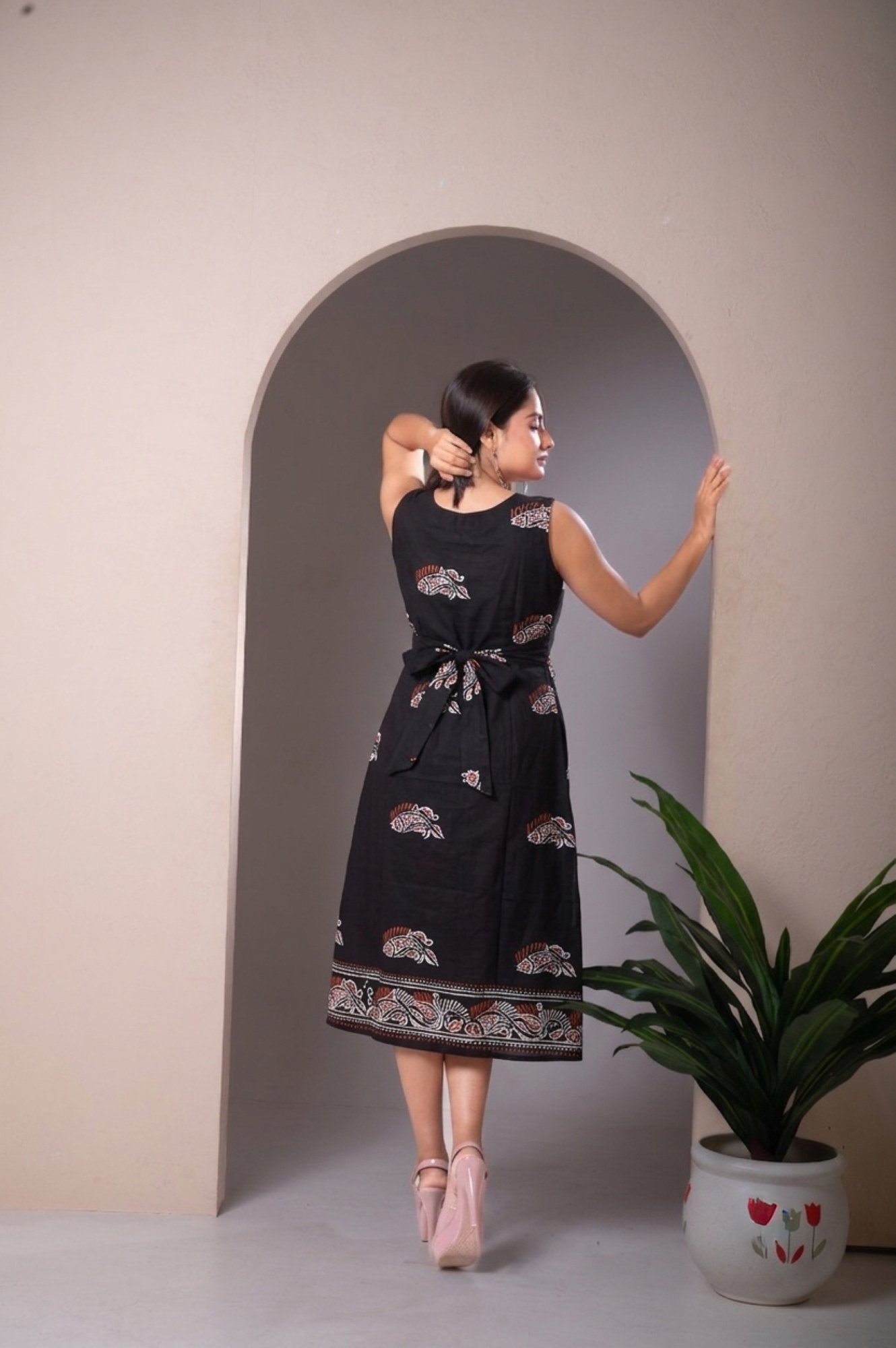 Fish Shoru Tuli Pure Cotton Batik Dress - Image 6