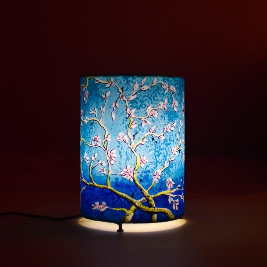 Almond Blossoms Hand-painted Lamp