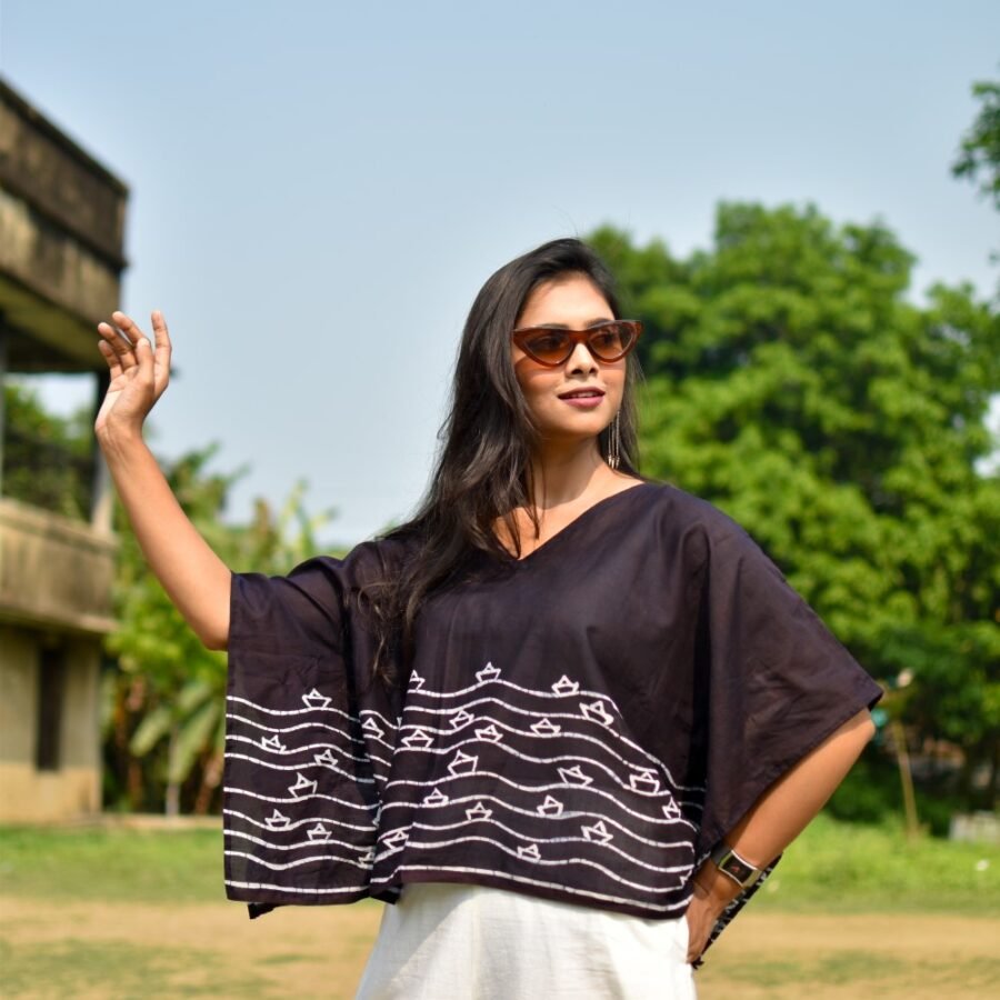 Kashti Batik Art Kaftan Top