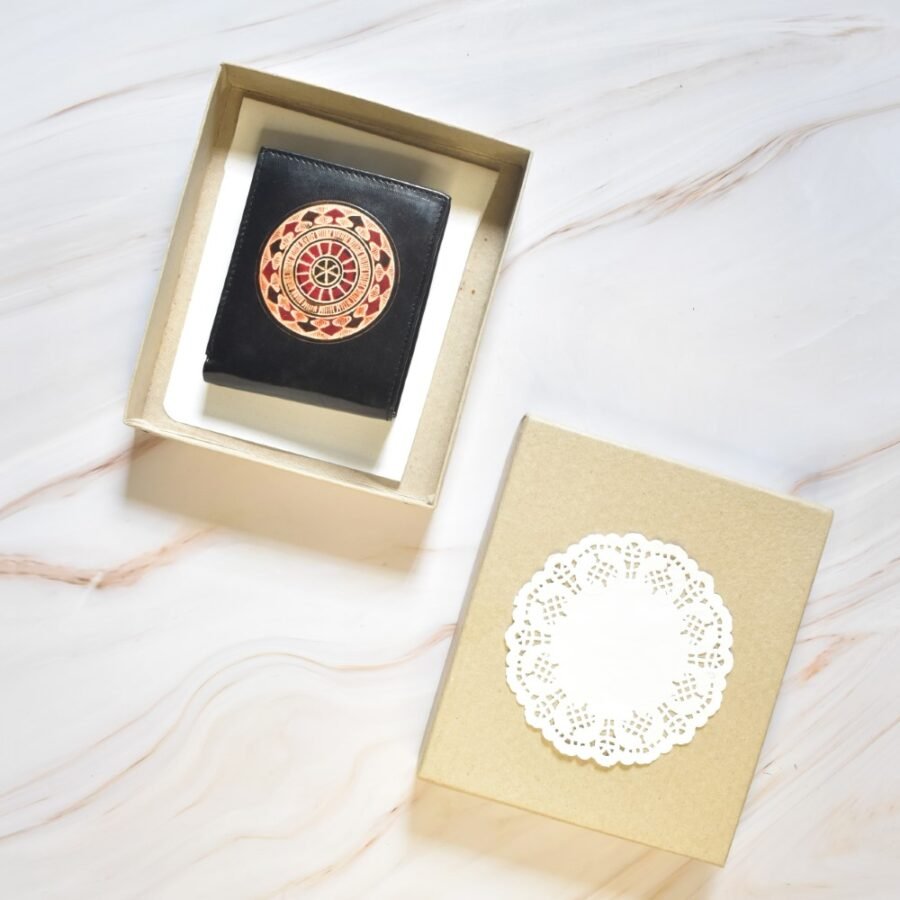 Mandala Leather Wallet